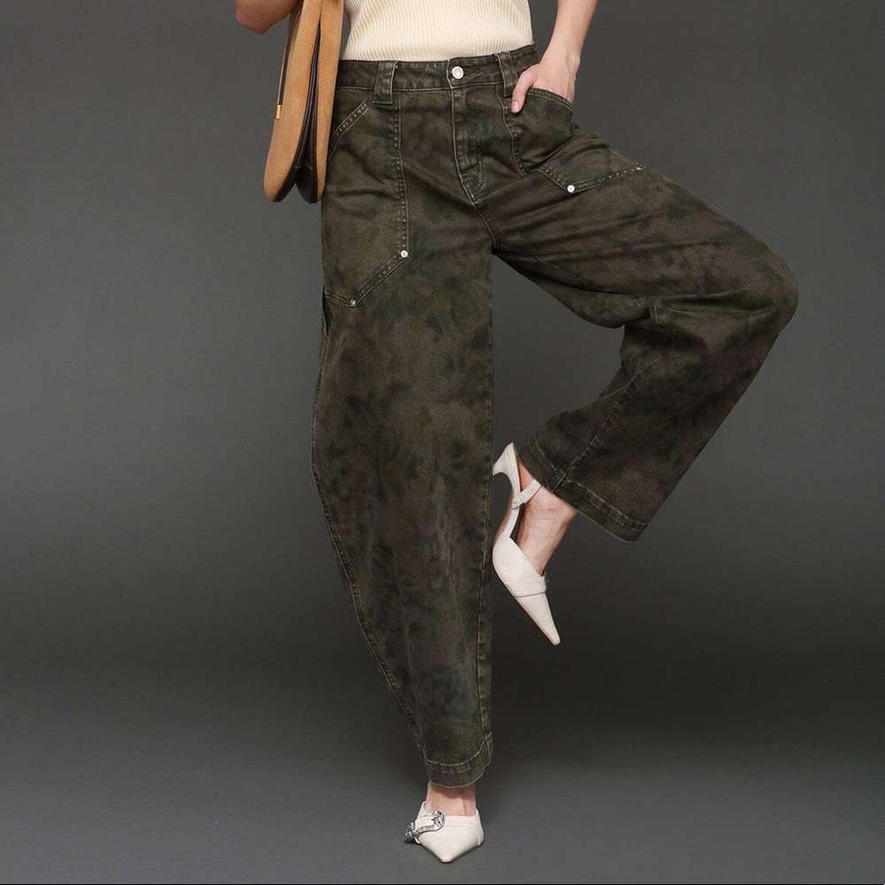 🍂🖤🍂 Avec Les Filles - Camo 'Barrel' Pants - Picture 9 of 9